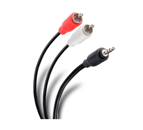 Cable De Audio Plug 3.5mm A 2 Plugs RCA 1.8Mt Steren